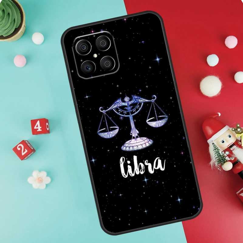 Zodiac Libra Balance For Honor 50 70 X7 X8 X9 Case For Huawei P30 Pro P50 P40 P20 Lite P Smart Z Nova 5T Coque