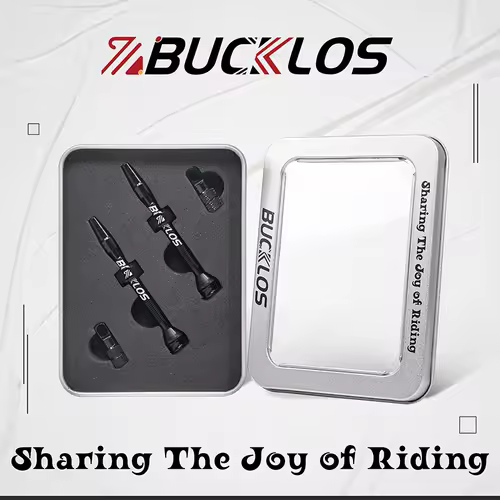 BUCKLOS 40/44/55/60/65/80/100mm Tubeless Valves Bike Aluminum Alloy Presta Nipples Removable Core Air Valve for Road MTB Bicycle - Image 2