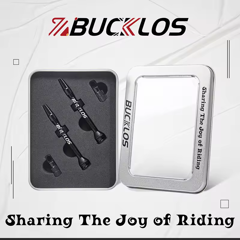 BUCKLOS 40/44/55/60/65/80/100mm Tubeless Valves Bike Aluminum Alloy Presta Nipples Removable Core Air Valve for Road MTB Bicycle - Image 2