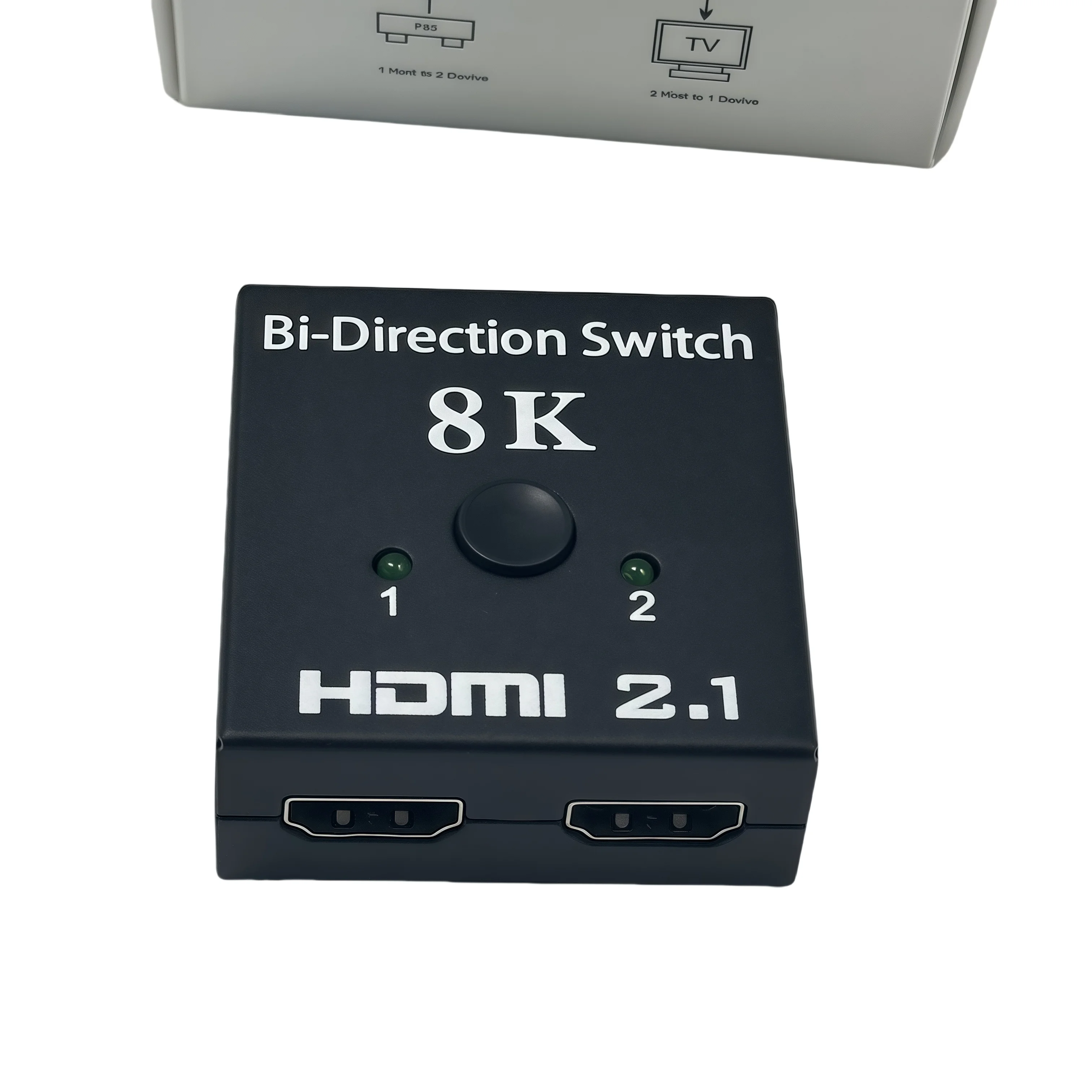 10PCS 2-in-1 8K Voor HDTV 2.1 Schakelaar 48Gbps Auto-Switching Box Voor PS5 Xbox Serie PC Ondersteunt 8K60Hz HDCP Video Splitters Conver