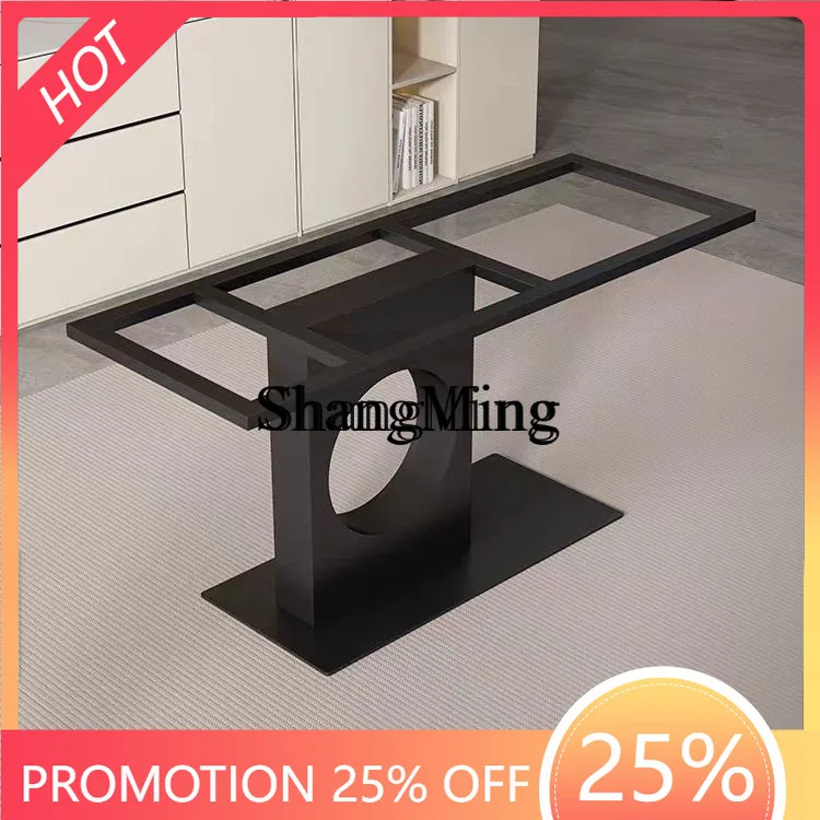 

CL slab dining table leg bracket light luxury metal large board table desk island table foot bracket
