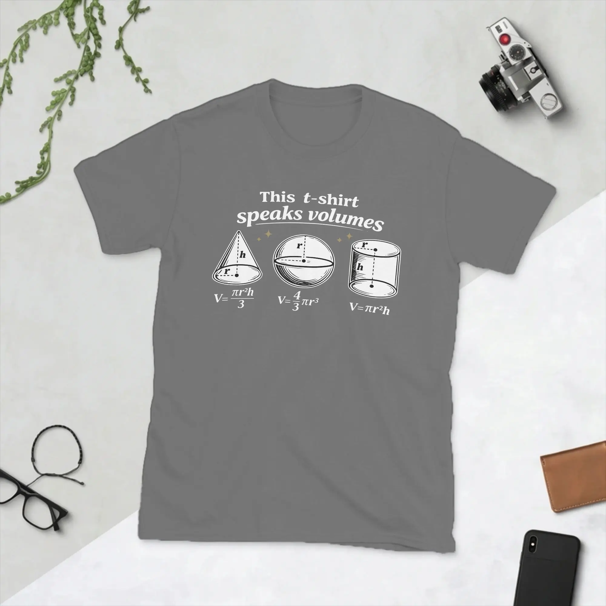 This Speaks Volumes Funny Maths Science Geeky T Shirts Men's  Cotton Hipster T-Shirt Crew Neck  Tee Shirt Short Sleeve Tops 6XL