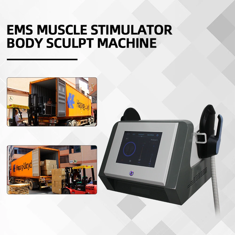 The Latest Portable Emslim  Electromagnetic Muscle 2 Handles Newest Emslim Beauty Machine