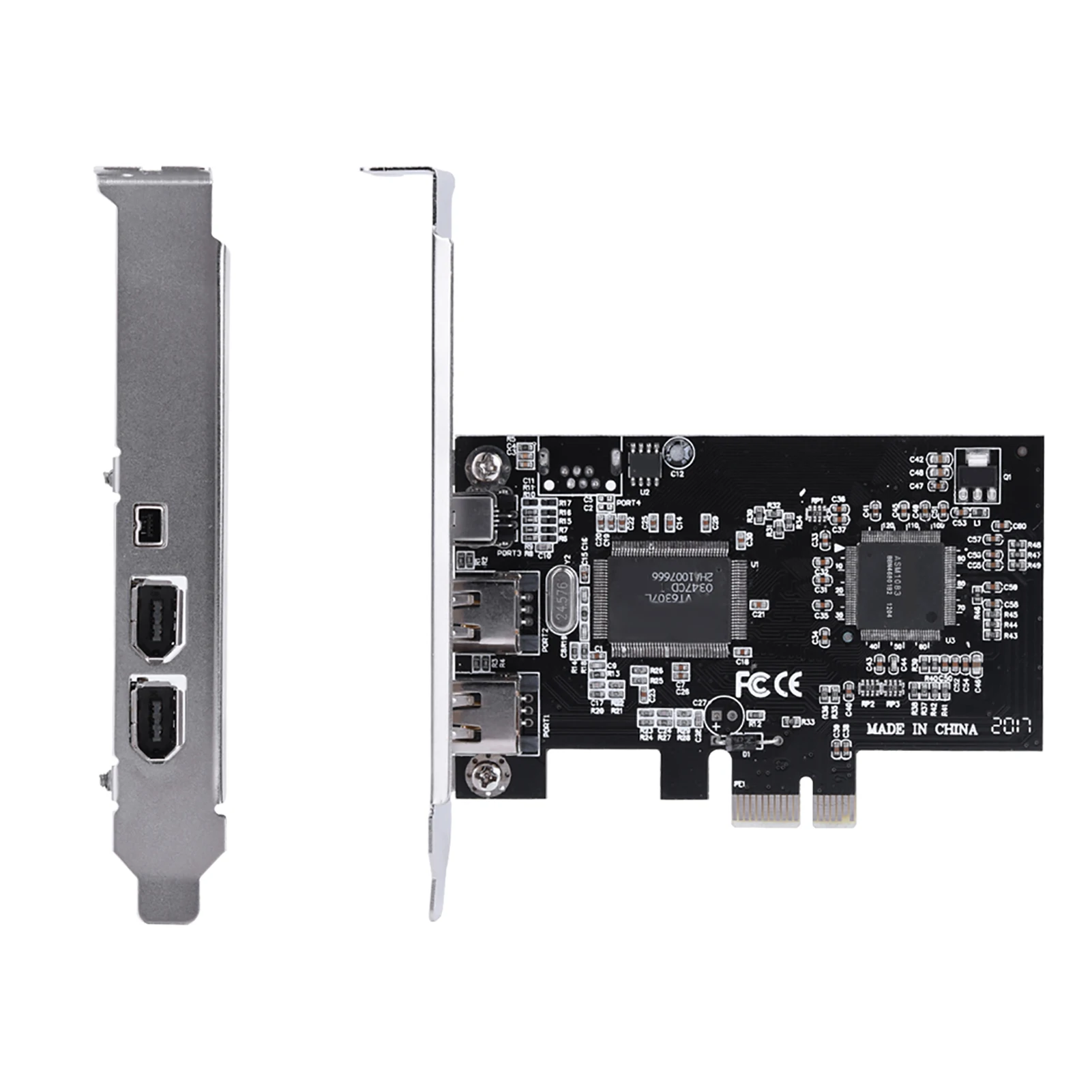

PCI-E PCI Express FireWire 1394a IEEE 1394 Controller Card with Firewire Cable 1394a controller card pci e controller card