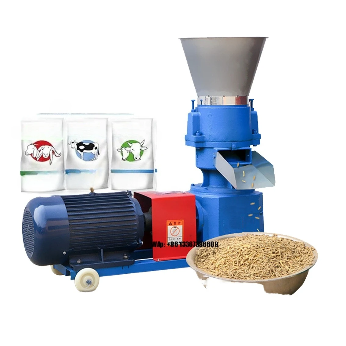 small animal feed mixer High productivity New iron 500kg/h capacity