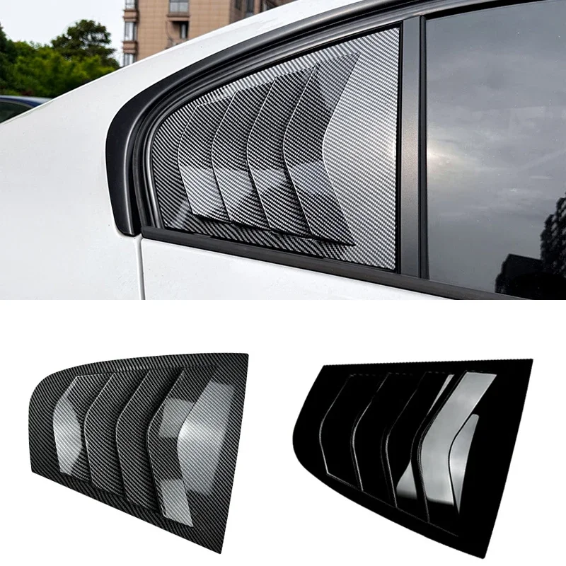 For BMW 3 Series F30  318i 320i 325i Car Rear Window Shutter Cover Trim Window Louver Side Vent Trim 13-19 Accessories