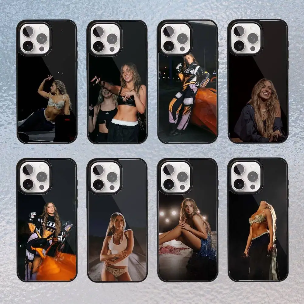 

Singer T-Tate McRae Phone Case for iPhone 17,16,15,14,13,12,11 Plus,Pro Max Magnetic Wireless Charging Cover