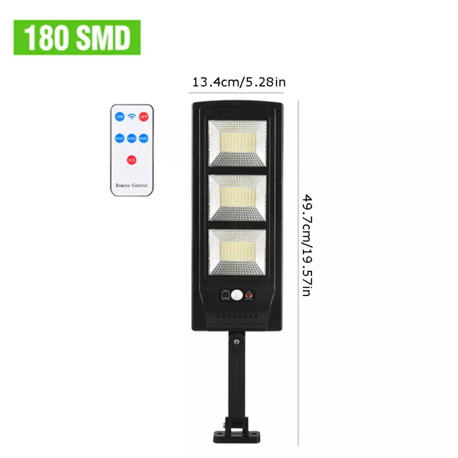 Outdoor Commercial Solar Street Light Motion Sensor Lamp Dusk-To-Dawn  Lamp