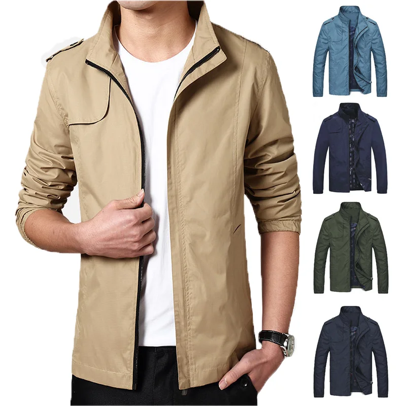 

Men's Thin Outdoor Jacket Off-Road Rock Climbing Camping Riding Fishing Hunting Tactical Cargo Daily Commuter Aviator Jacket