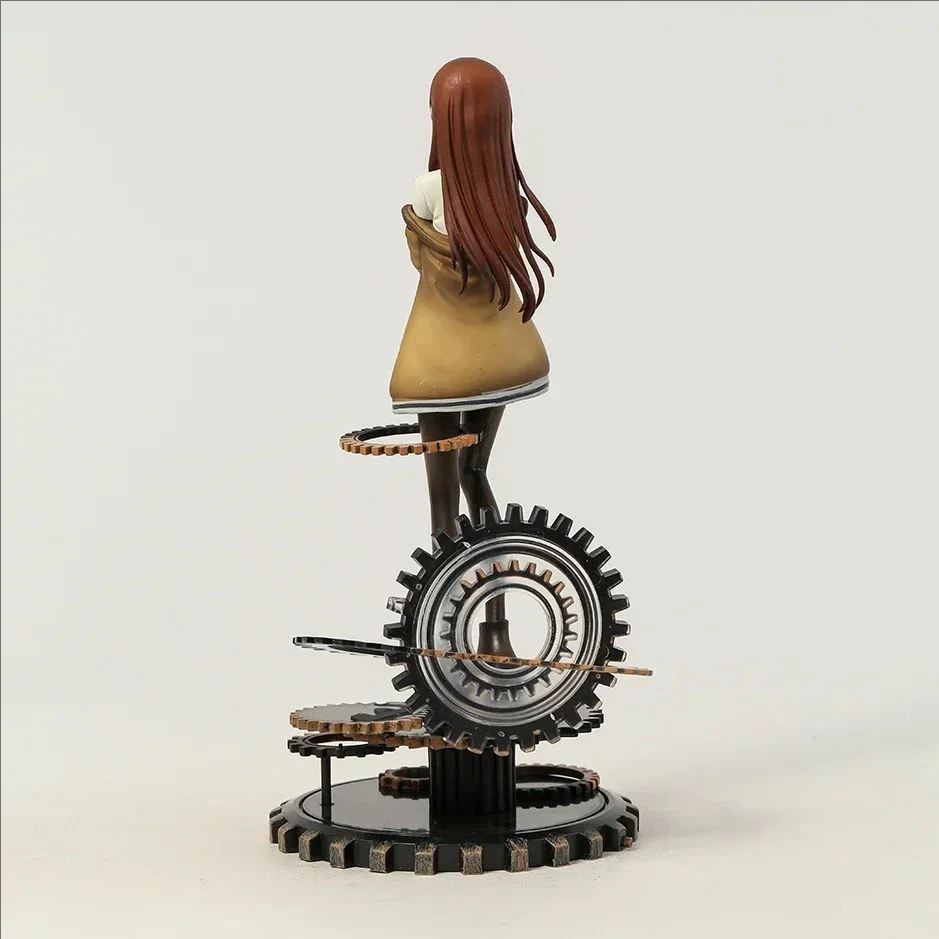 Steins Gate Makise Kurisu figura a escala 1/7 modelo de PVC muñeca de juguete decoración coleccionable regalo de escritorio
