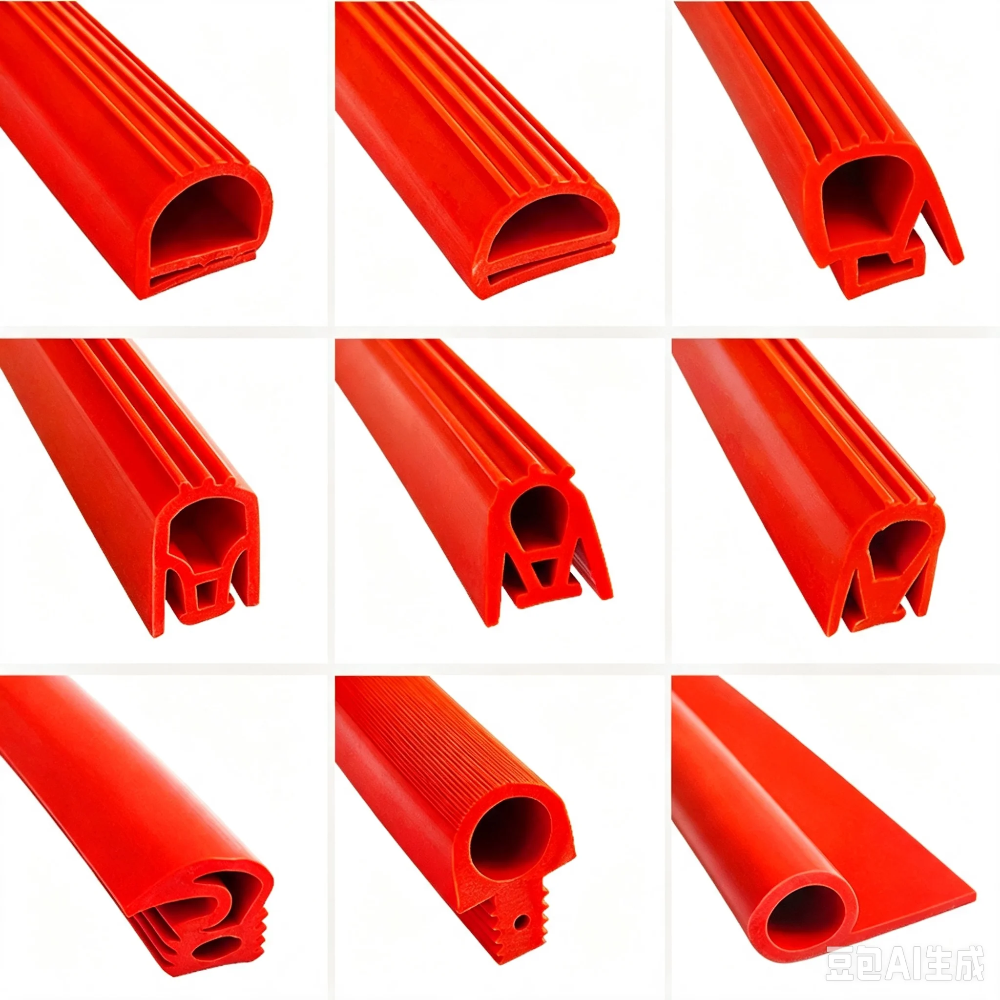 High temperature silicone rubber sealing strip steam box oven door gasket steam equipment rubber pad machine sealing accessories