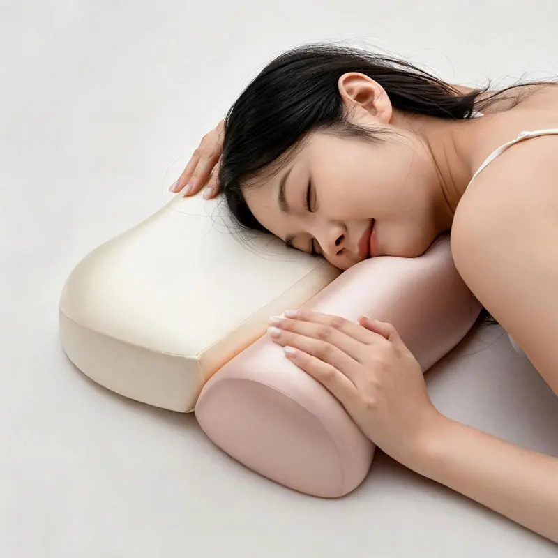 Memory Foam Pillow Cervical Pillow Neck Pain Relief Contour Ergonomic Orthopedic Neck Support for Side Back Stomach Sleeper Gift