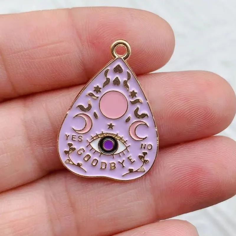 10pcs Sun Moon Star Tarot Charm for Jewelry Making Enamel Necklace Earring Pendant Diy Accessories Alloy Metal