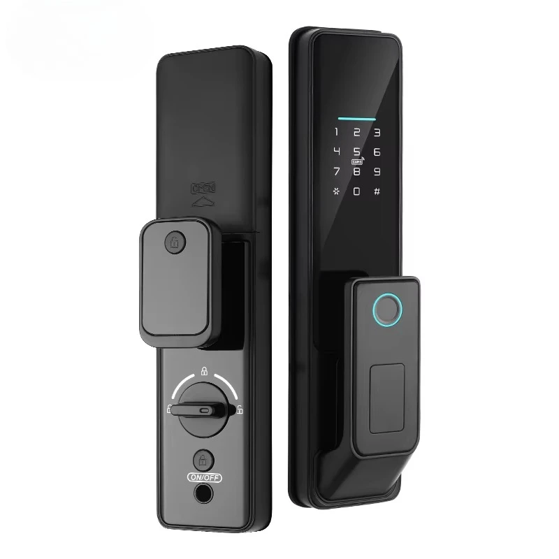 

Remote Unlocking Smart Door Lock Wifi Smart Fingerprint 3D Sinovo Inteligente Digital Safe Door With Camera Lock for Home