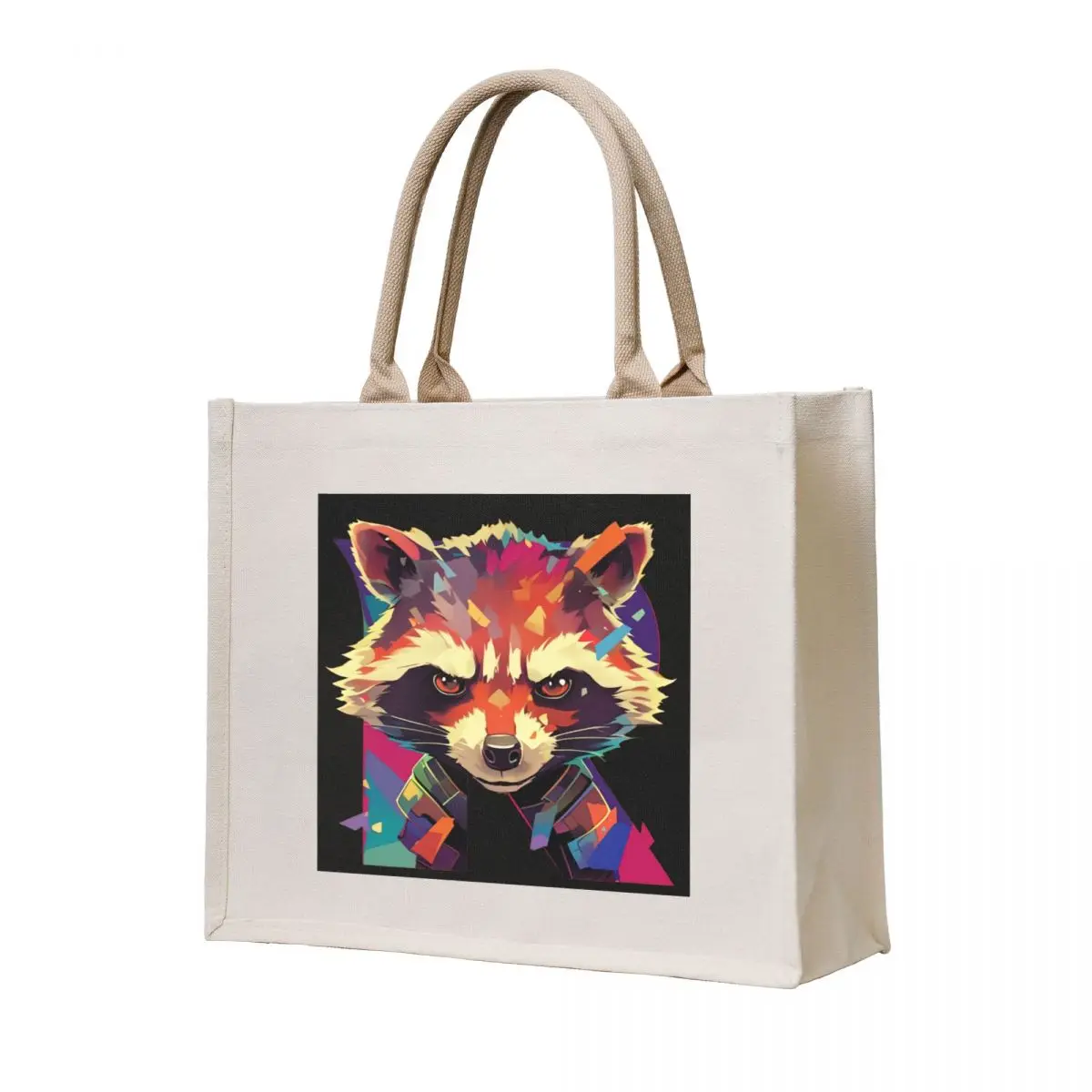 

Space Raccoon Tote Bag bags luxury women Shopper handbag Canvas bag