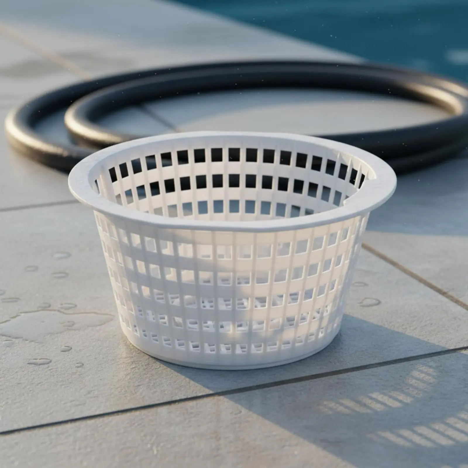 

Pool Skimmer Basket Detachable Pool Pump Strainer Basket Easy to Clean for Spa