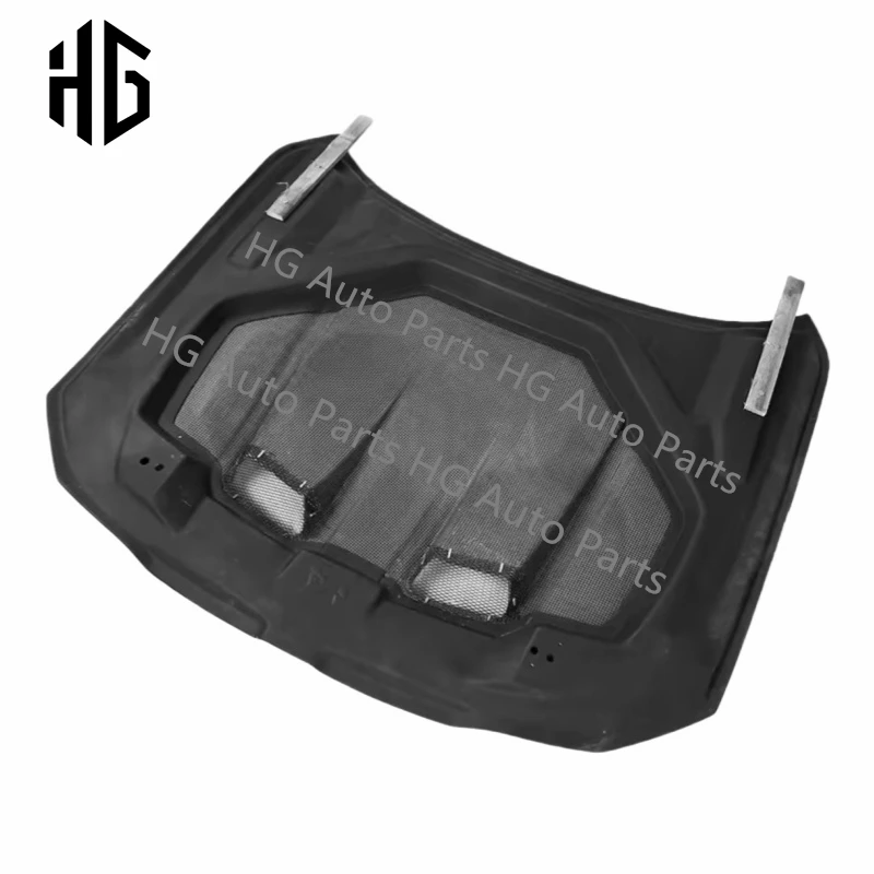 غطاء محرك السيارة من ألياف الكربون الجافة 3k خفيف الوزن عالي الجودة لسيارات BMW M3 M4 G80 G82 غطاء أمامي أسود لغطاء المحرك على طراز N #6