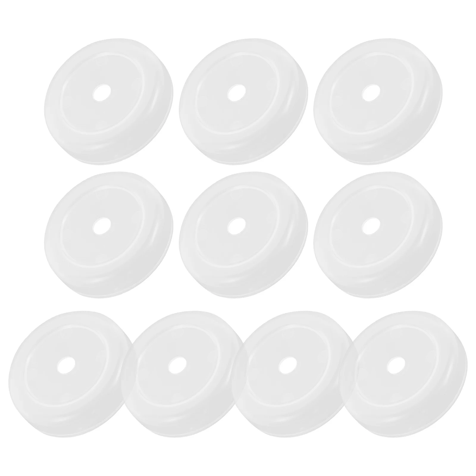 

10pcs Universal Dust Cover For Water Dispenser Bottle Caps Replacement Easy Removal Plastic Tea Infuser Lid Set