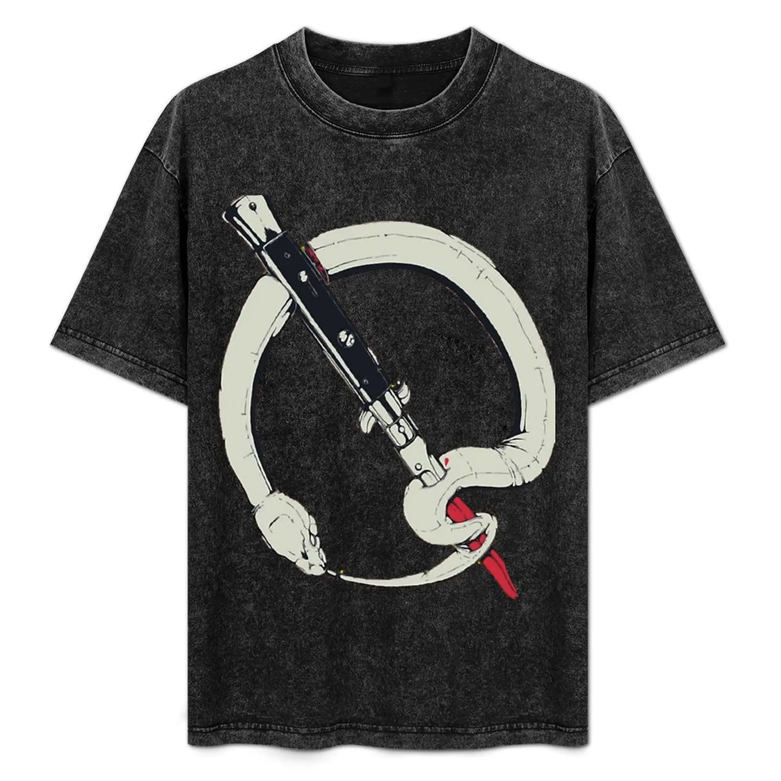 

Original Qotsa snake,Queens Of The Stone Age T-Shirt Basic Crew Neck Short Sleeve Top