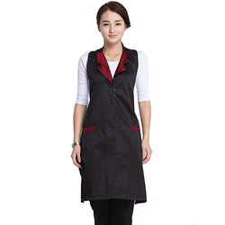 Restaurant Household Woman Kitchen Apron With Pocket Florist Hotel Chef Baking Cooking Barbecue Pinafore Hairdressing Salon Bib