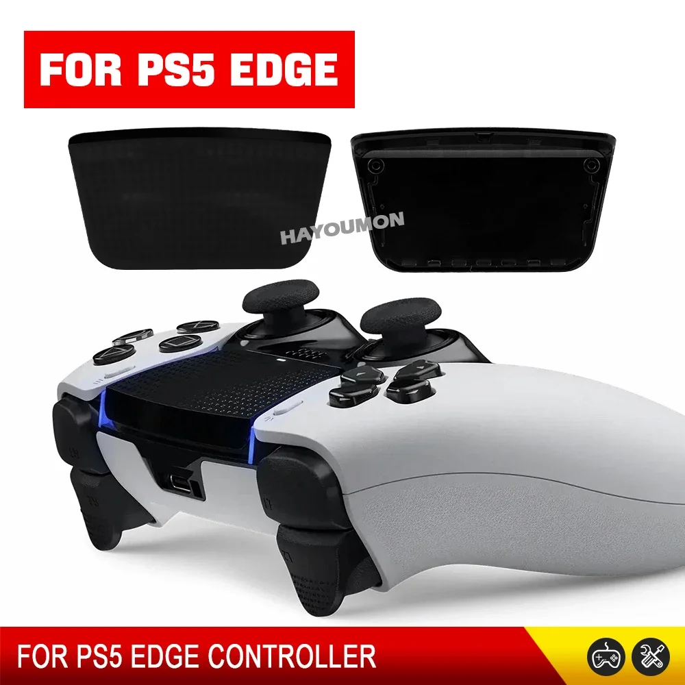 

Черная пластиковая сенсорная панель для замены контроллера PS5 Edge, запчасть для ремонта геймпада, игровые аксессуары