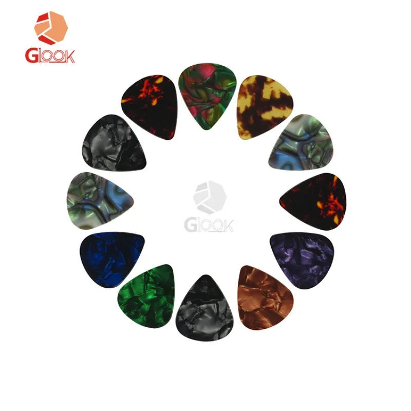 

Guitar Picks Color Celluloid Acoustic Acoustic Electric Guitar UK Picks Various Thicknesses String Breakdown