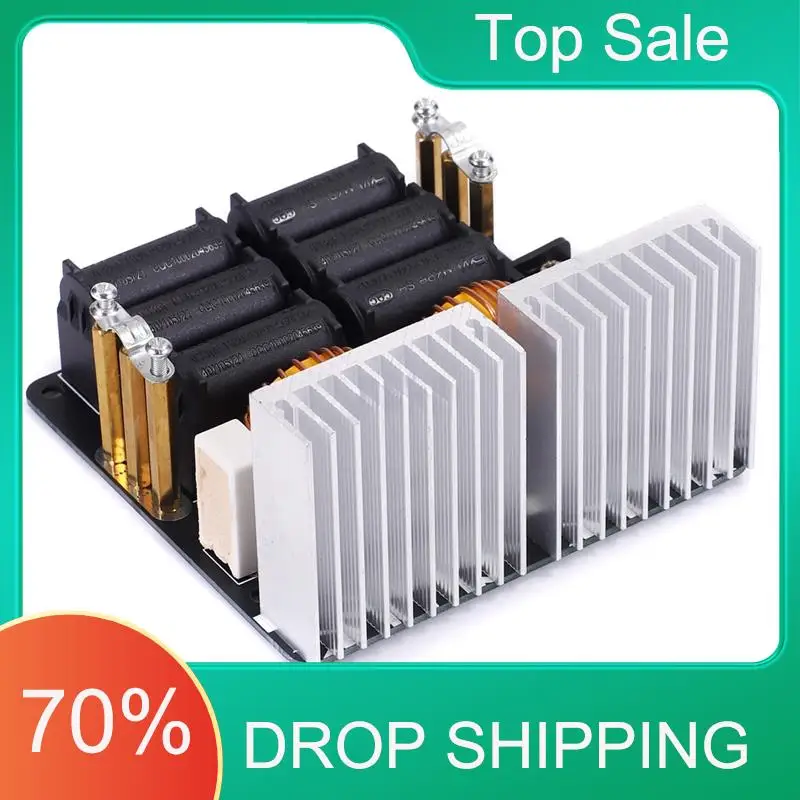 ^AT03 Верхняя высокочастотная индукционная нагревательная машина ZVS, 1000 Вт, вход постоянного тока 12–48 В, максимальный ток 20 А, непрерывная мощность 500–800 Вт