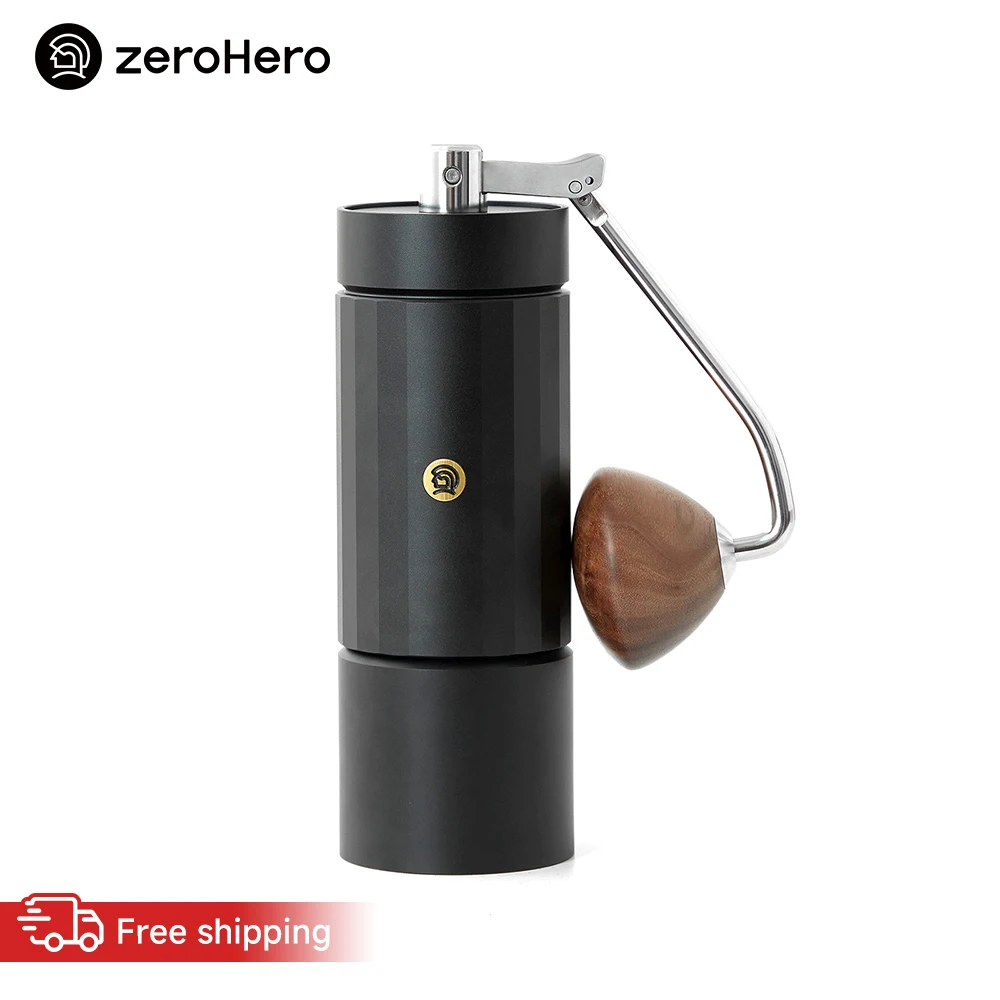 zeroHero Z4 X-Fold Hand Grinder 0.015mm 32 Clicks Anti Collision 670g for Home Barista Camping Travel Coffee Grinder Pro and Set