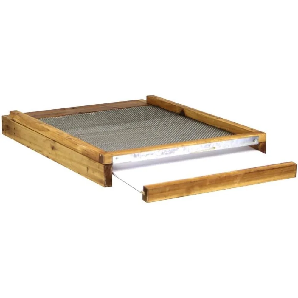 10 Frame Langstroth Beehive Parts Kit Dipped in 100% Beeswax Includes Telescoping Top Cover, Oval Bee Escape