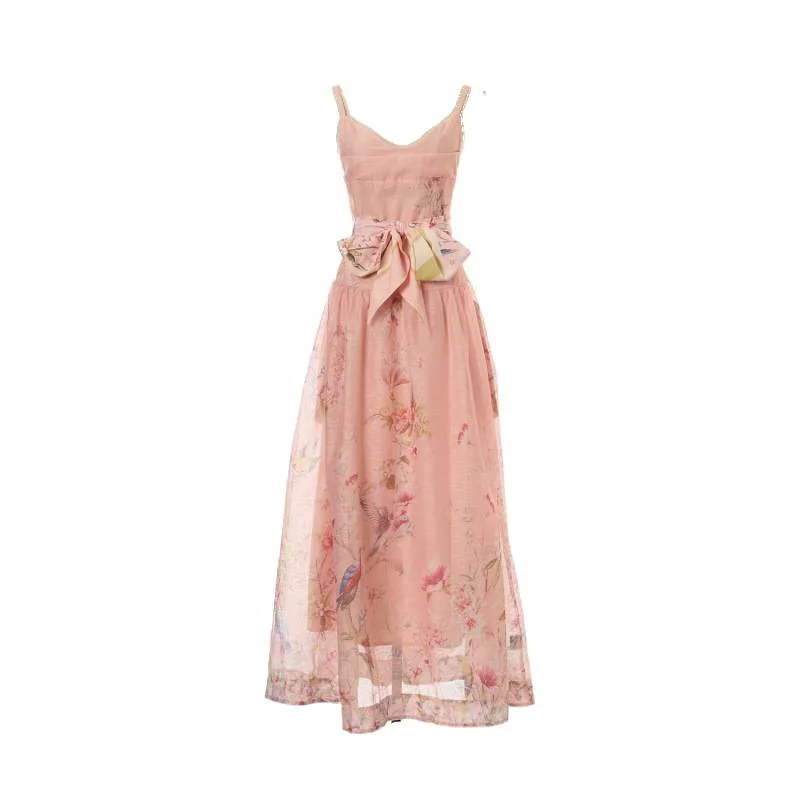 Taille haute Midi Dr Street Sle Vaion Collection coupe ajustée t-shirt couleurs personnalisé imprimé robe à bretelles femme Faion