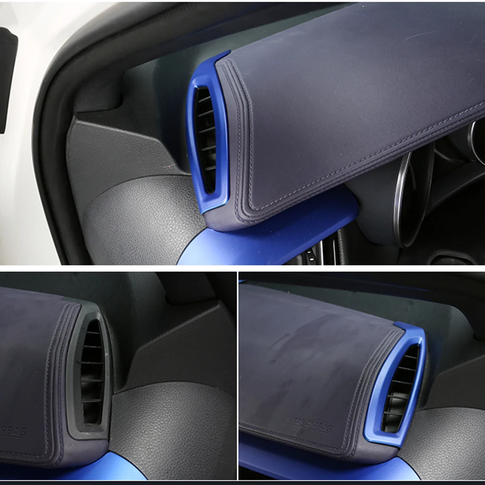 

For Toyota CHR C-HR 2017 2018 ABS Blue Air Conditioner Vent Outlet Cover Styling Decoration Interior Mouldings Accessories