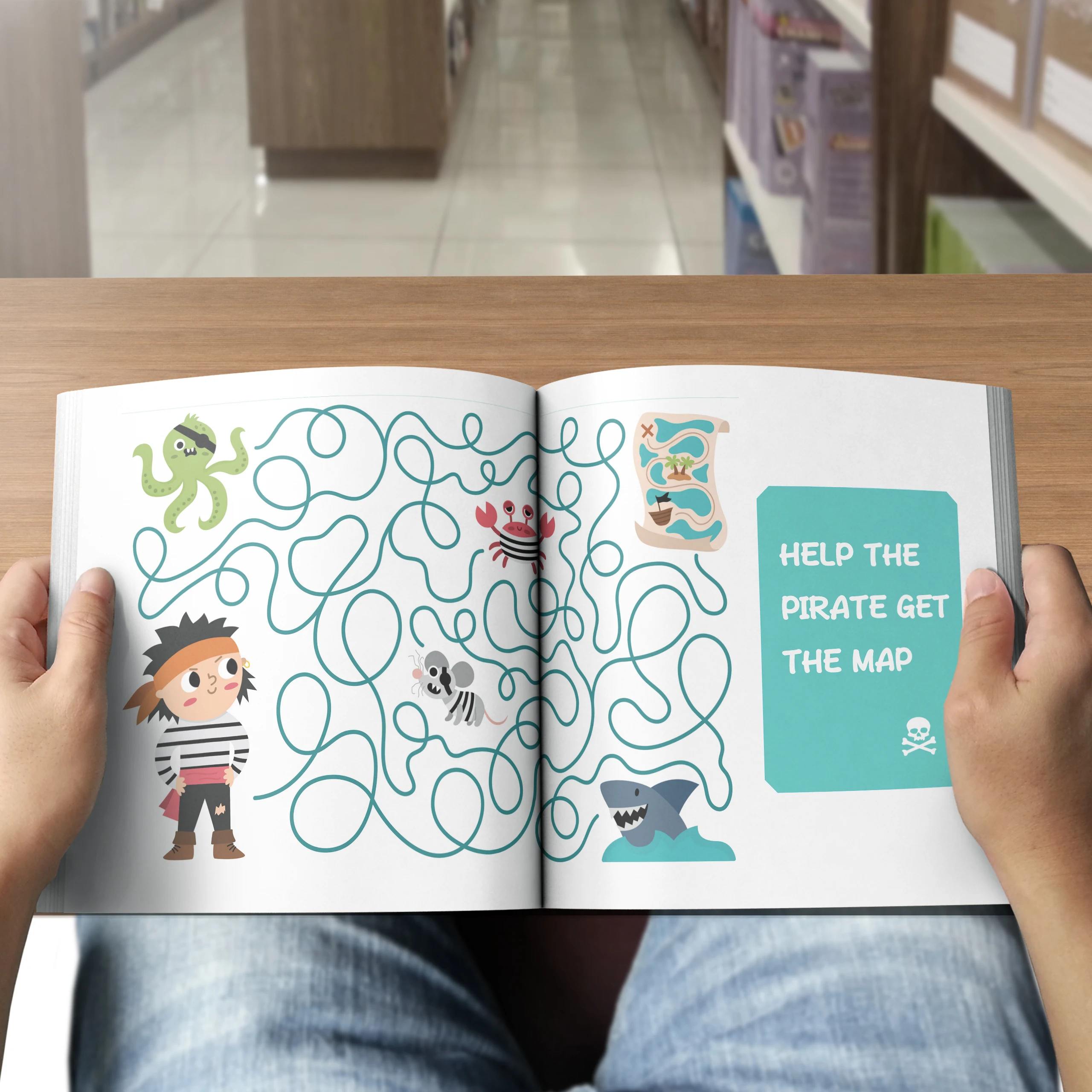 Interactive Maze Puzzle Book for Kids: Fun and Educational Adventures to Enhance Problem-Solving and Critical Thinking Skills