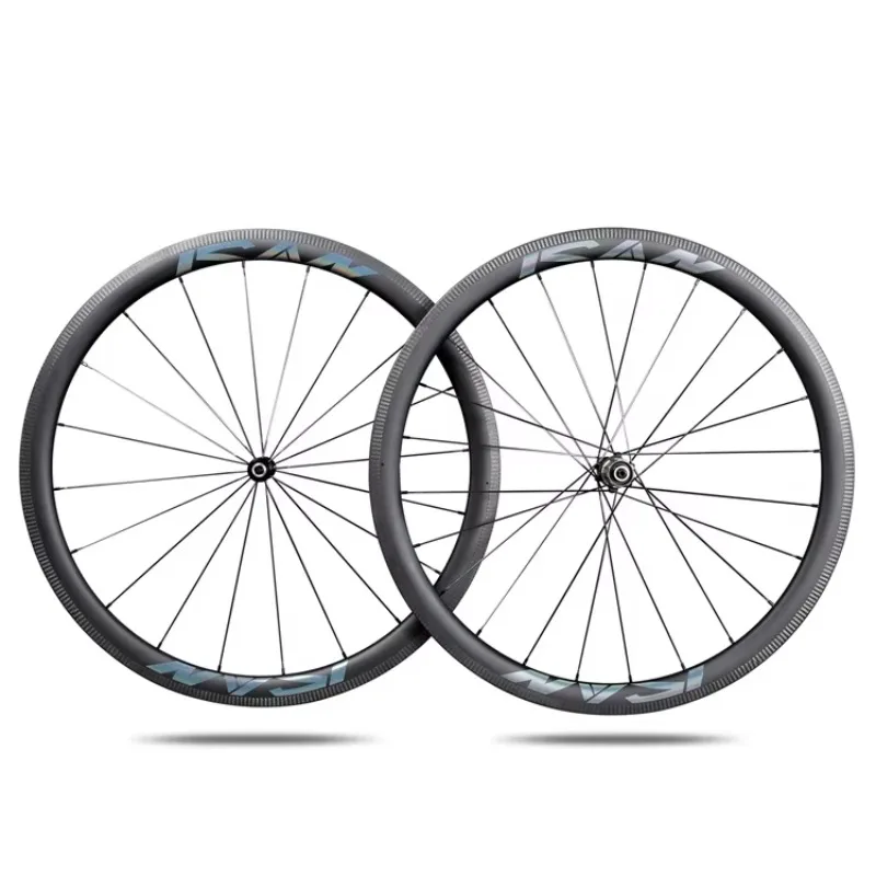 STLF ICAN 40mm Cheap Carbon Bicycle  Wheels  with  Novatec Hub  Sapim Leader Spokes  1313g