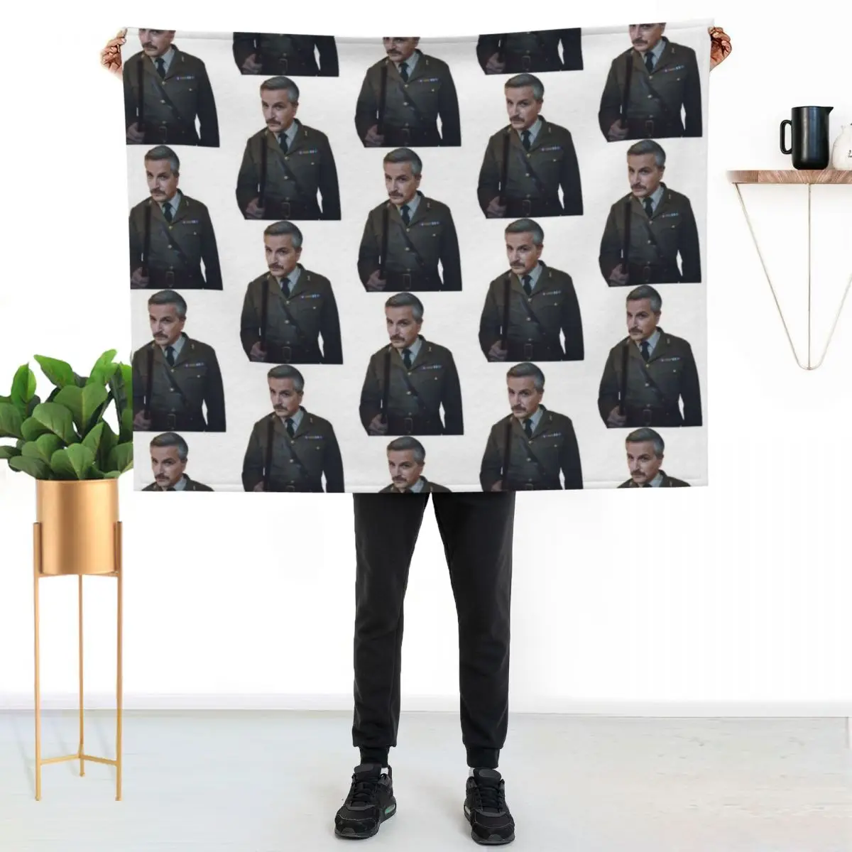 

BBC Ghosts Captain Throw Blanket Soft Cozy Blanket for Pet Kids Adults