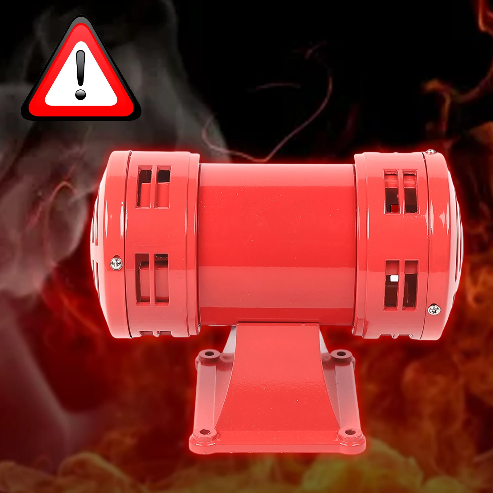 

Air Raid Siren Horn Industry Electric Motor Driven Siren Continuous Alarm MS-490 140db Red 110V