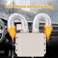 Automotive Car Heater Portable Vehicle Window Defroster Electric Windshield Heating Fan with Double Air Outlet 12V 24V 600W 800W