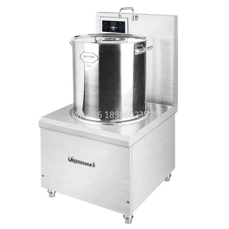 

Коммерческая горелка для супа, индукционная плита, кухонное оборудование, 15 кВт, одинарная