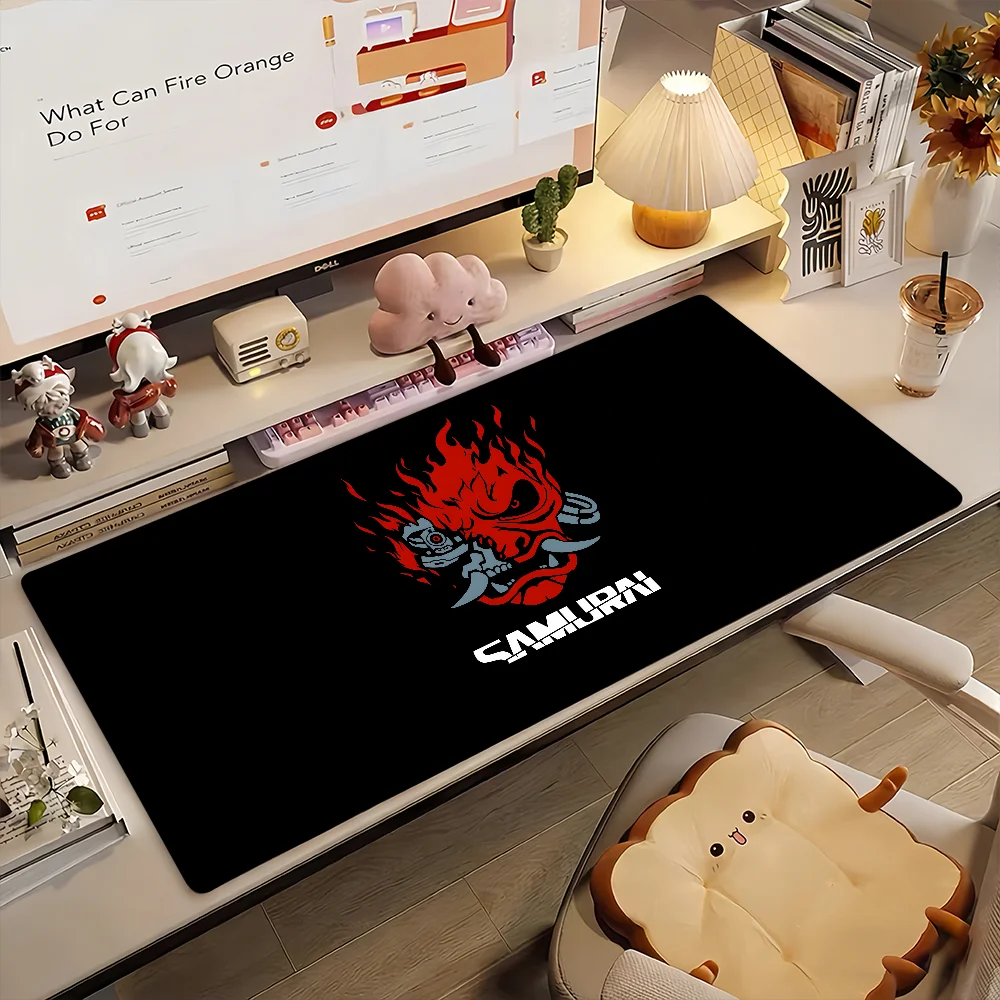 Art S-Samurai C-Cyber-punk-S Mouse Pad Non-slip Rubber Gamer