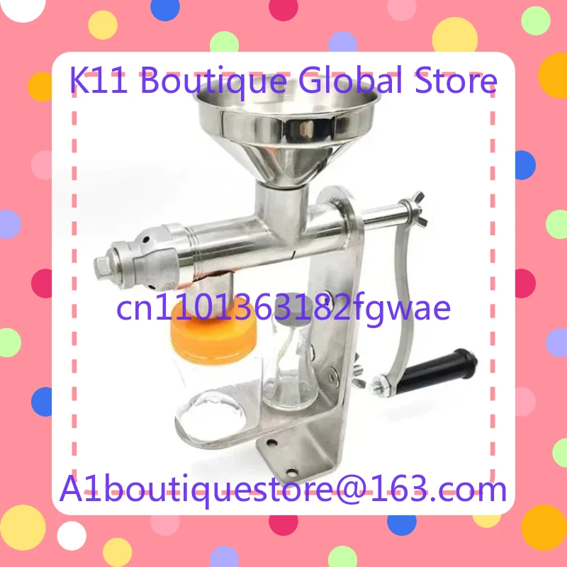 Stainless Steel Manual Oil Presser Machine Household Rapeseed Oil Pressing Machine