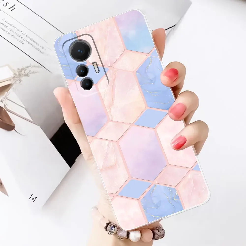 For Redmi Note 12S Case For Redmi Note 12s Silicone Fashion Painted Soft Phone Case for Xiaomi Redmi Note 12S Cover Bumper