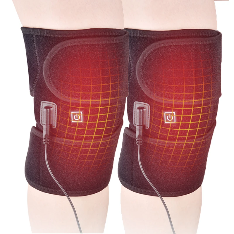 1pcs Electric Heating Pads for Arthritis Fatigue Relief Old Cold Leg Knee Warmer Health Care Heated Knee Pads