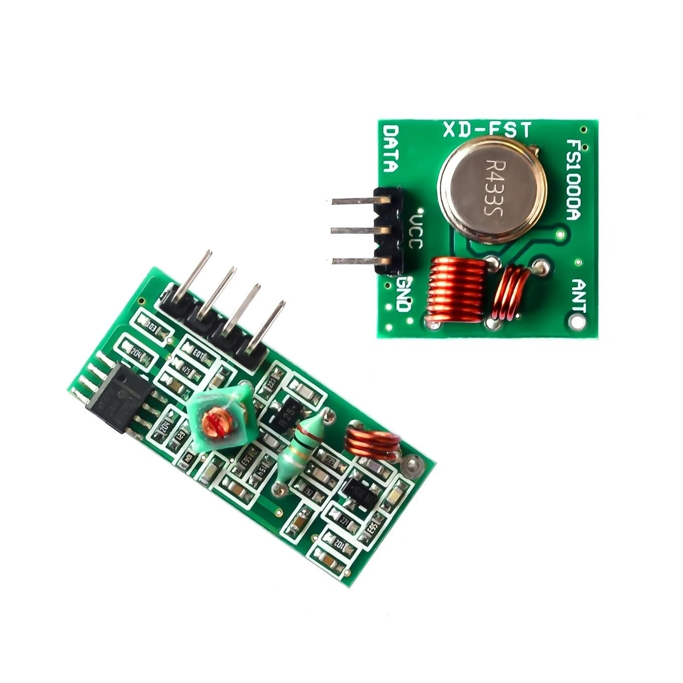 1pair RF wireless receiver module & transmitter module board Ordinary super- regeneration 315/433MHZ DC5V (ASK /OOK)