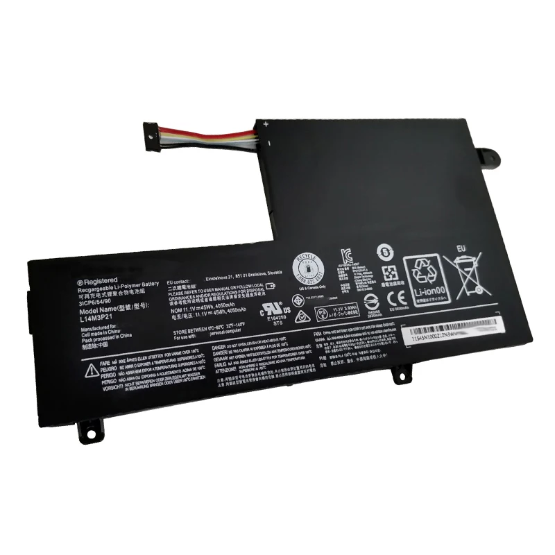 NOVA Bateria Original L15L3PB0 L15M3PB0 L15C3PB1 Para Lenovo IdeaPad YOGA 520-14IKB 330S 320S-15AST 15IKB 15ISK 14AST 14IKB 15ARR