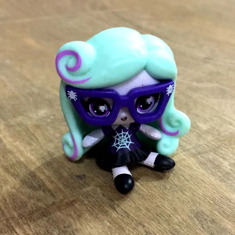 มอนสเตอร์ฟิกเกอร์ไฮมินิตุ๊กตา Draculaurla Lagoonla สีฟ้าสัตว์สัตว์เลี้ยงเครื่องประดับอุปกรณ์เสริมของเล่น