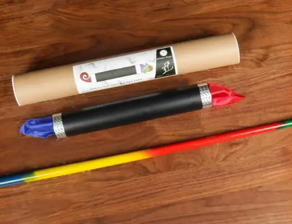 Kameleon Hanky Dye Tube Magiczne Sztuczki Sceniczne Jedwabne Apaszki Iluzje Magika Impreza Pokaz Magiczny Gadżety Komedia Uliczna Mentalizm