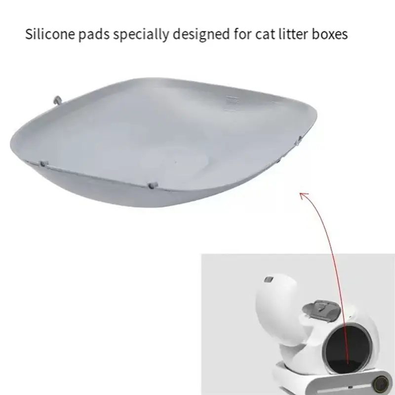 ABNP Silicone Pad Suitable for Tonepie Ti Pro Automatic Cat Litter Box Special Silicone Pad Bin Bottom Capsule CatAccessories
