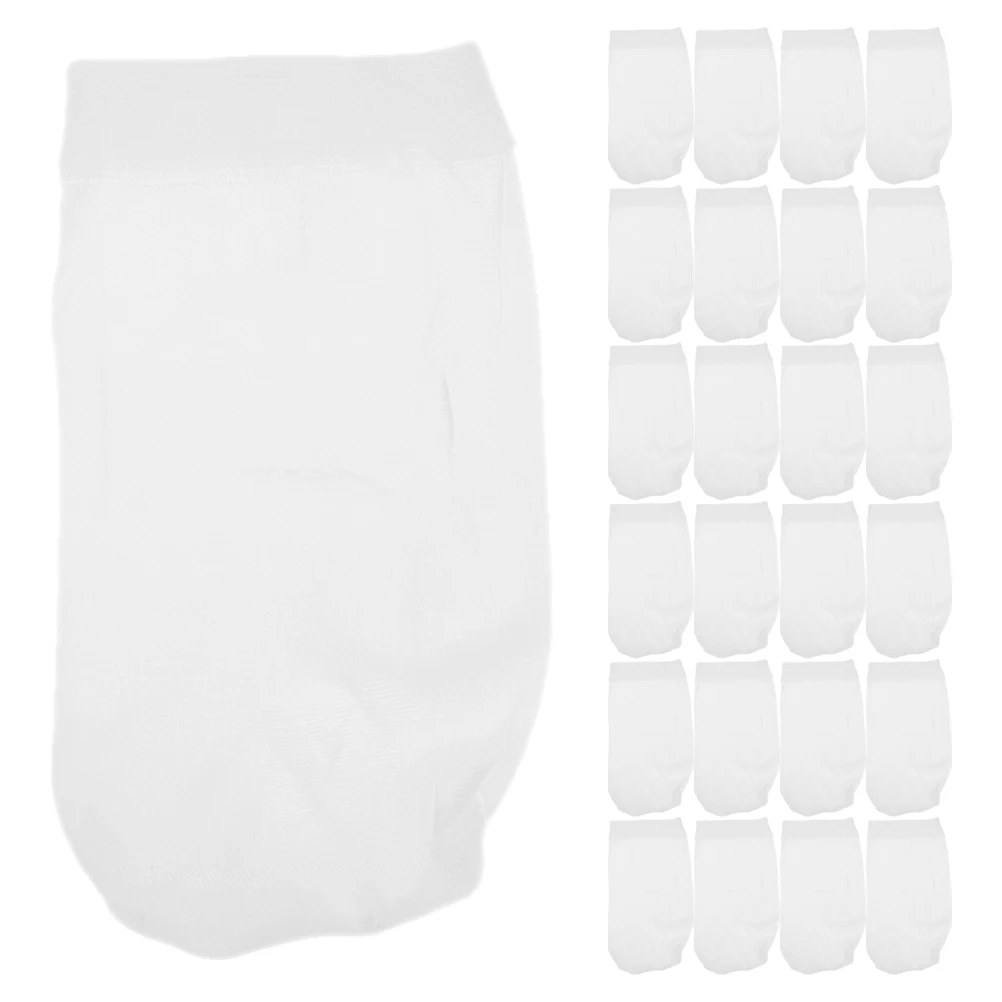 

20pcs Swimming Pool Cleaning Net Fine Mesh Skimmer Basket Sock Nylon Pool Filter Socks Leaves Debris Catcher Home Public