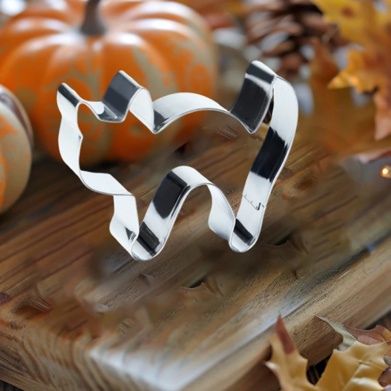 5/6/7/12PCS Halloween Cookie Cutter Metal Pumpkin Ghost Biscuit Mold Bat Biscuit Chocolate Mold Decorating Halloween Baking Tool - view 4