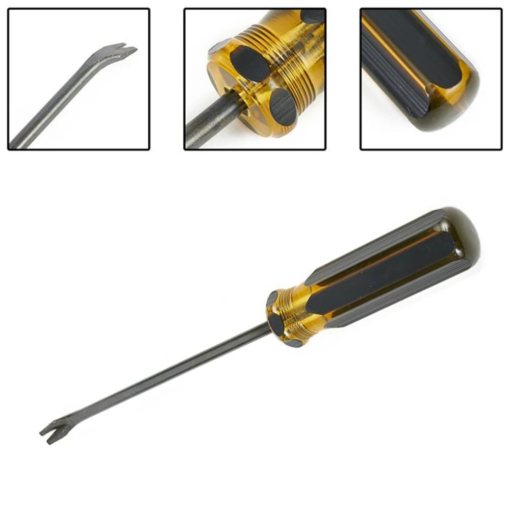 Staple Lifter Tack Nail Pin Remover Handle Upholstery Puller Pry Bar Hand Tools For Lifting Tacks Studs Nails Pins Staples Tool