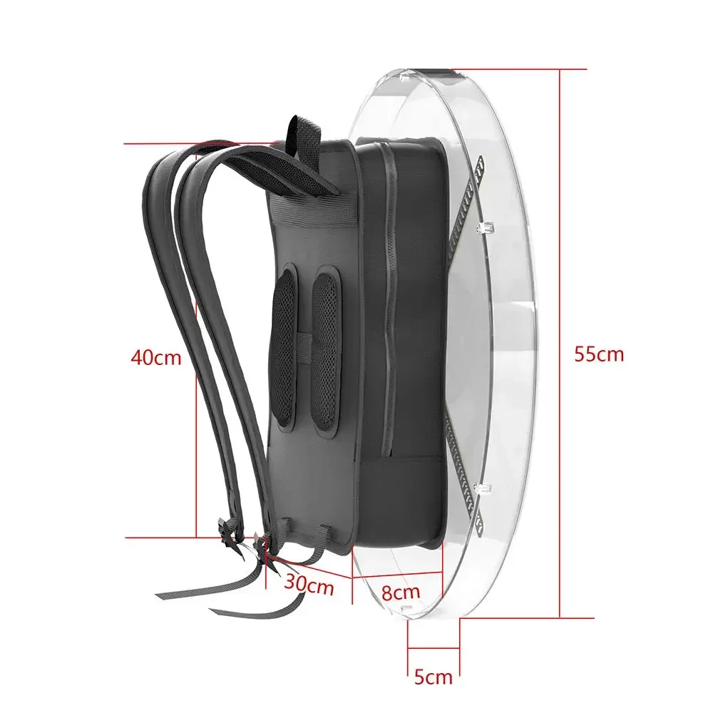 52cm Portable 3D Hologram Fan Backpack New Design Advertising Equipment 3D Holographic Display Projector